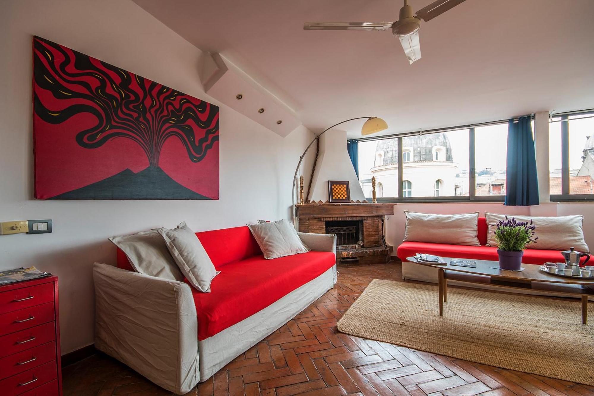 Historical Naples With Panoramic Terrace Apartment Exterior photo