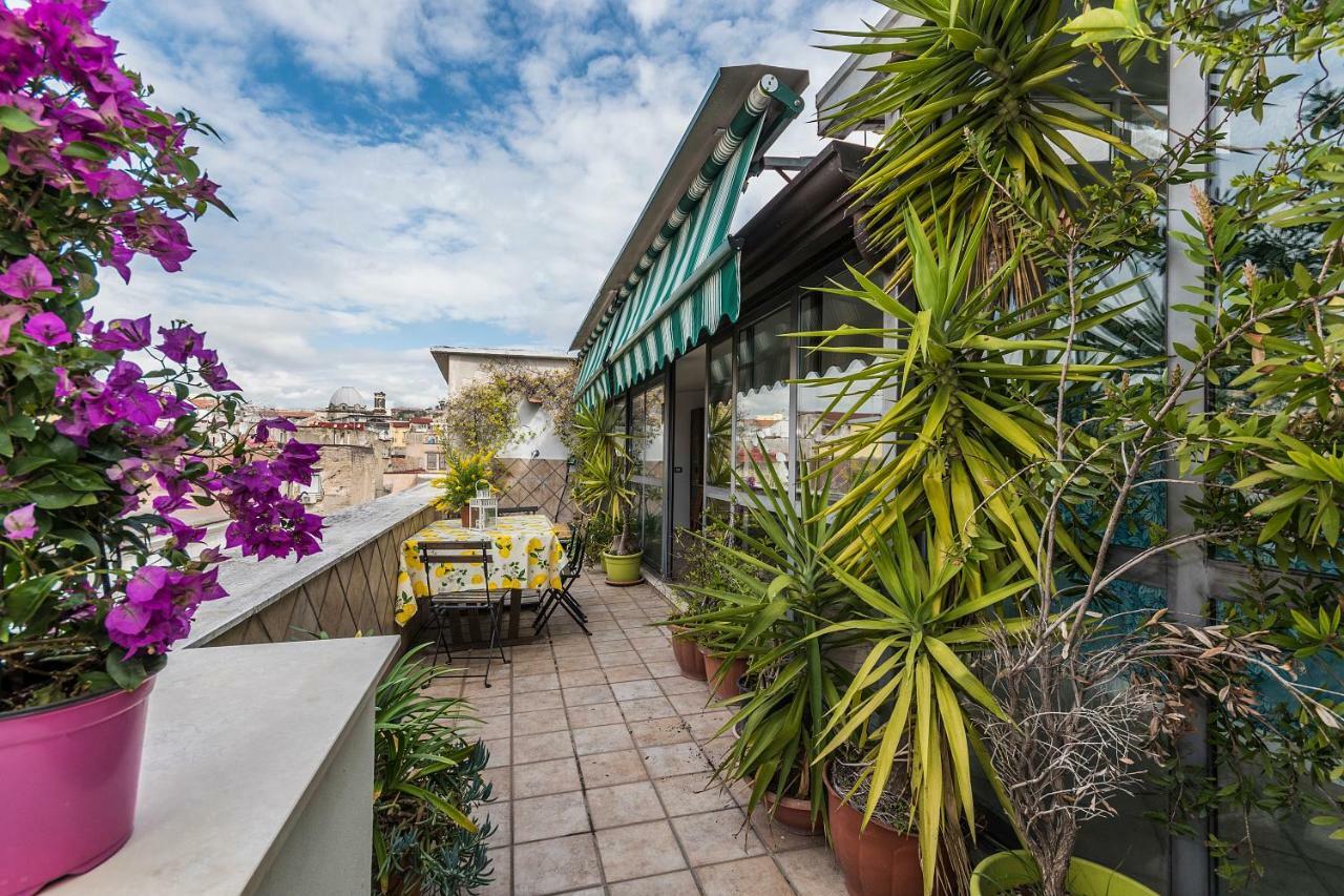 Historical Naples With Panoramic Terrace Apartment Exterior photo